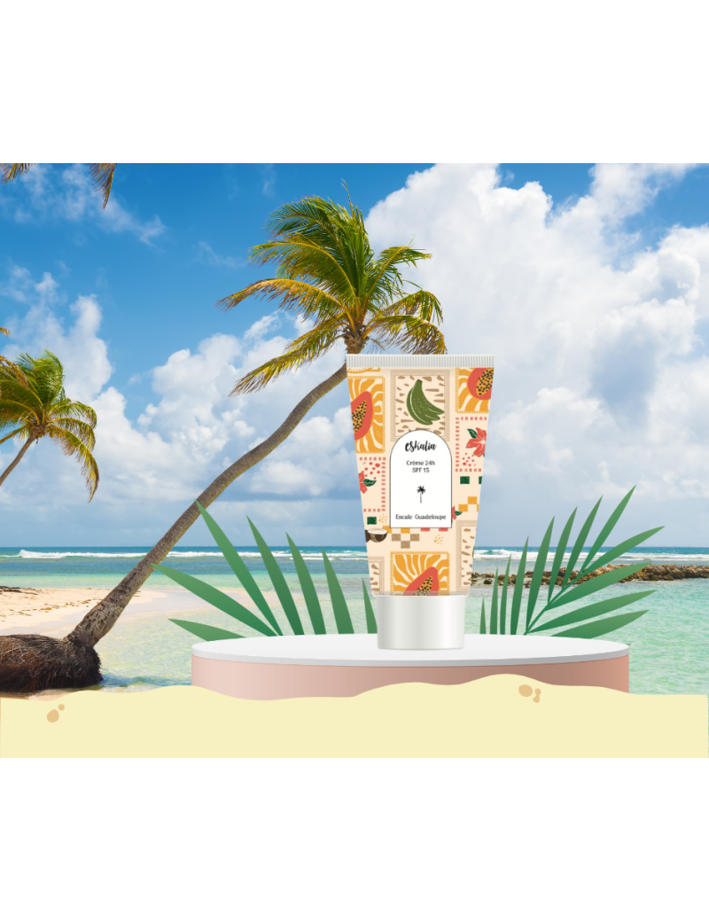 CRÈME 24H SPF 15 Escale Guadeloupe Eskalia