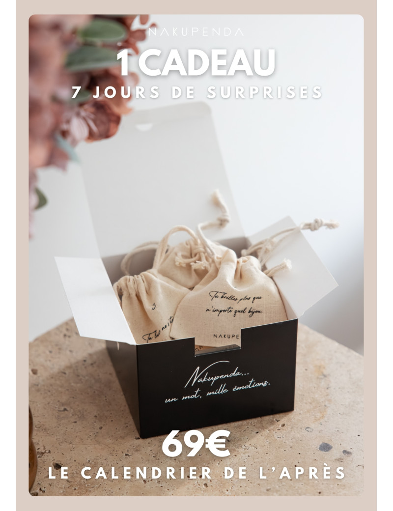 Calendrier de l'après Bijoux NAKUPENDA