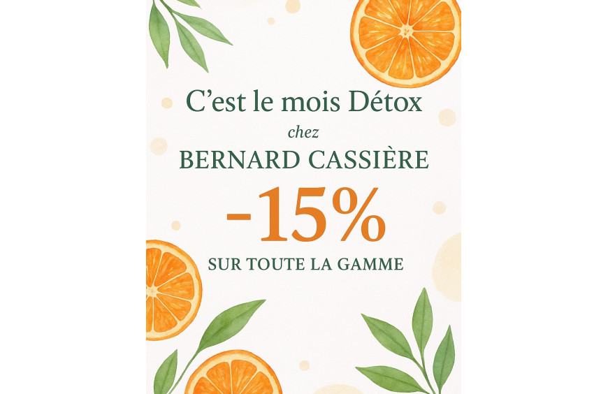 C’est le mois Détox chez Bernard Cassière